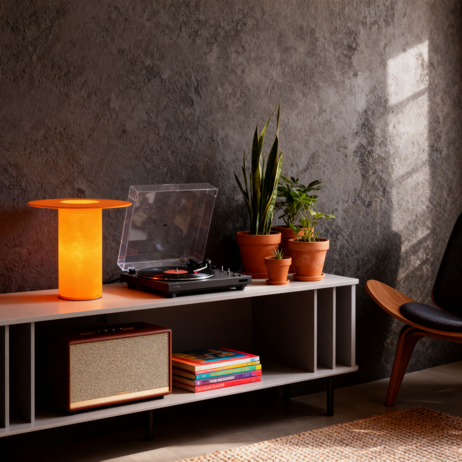 Afterglow Lamp - Orange Lamp