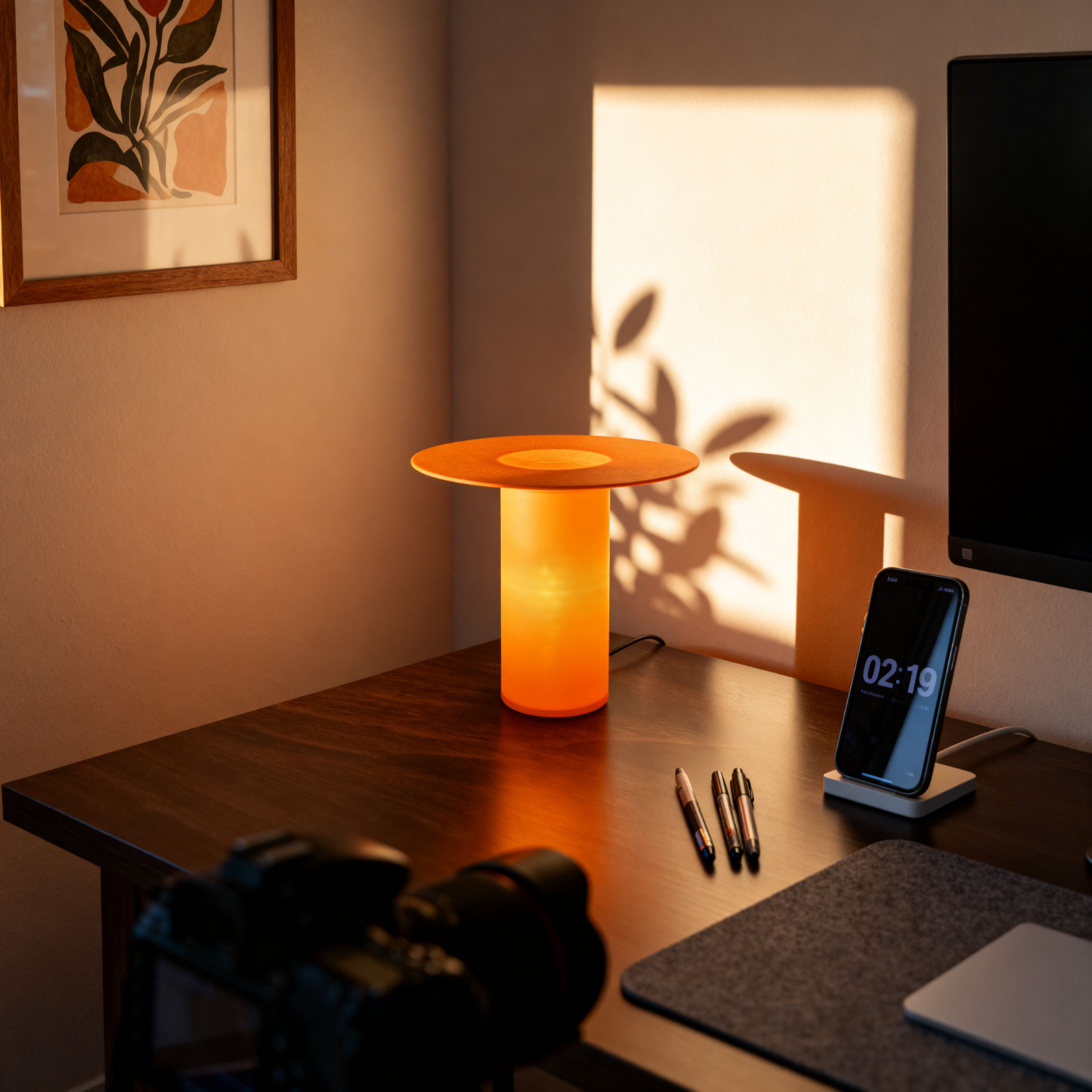 Afterglow Lamp - Orange Lamp