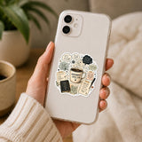 Overthinker's Coffee Club Sticker