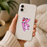 Pink Panther Heart Eyes Sticker