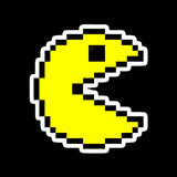 Pixel Pacman Sticker