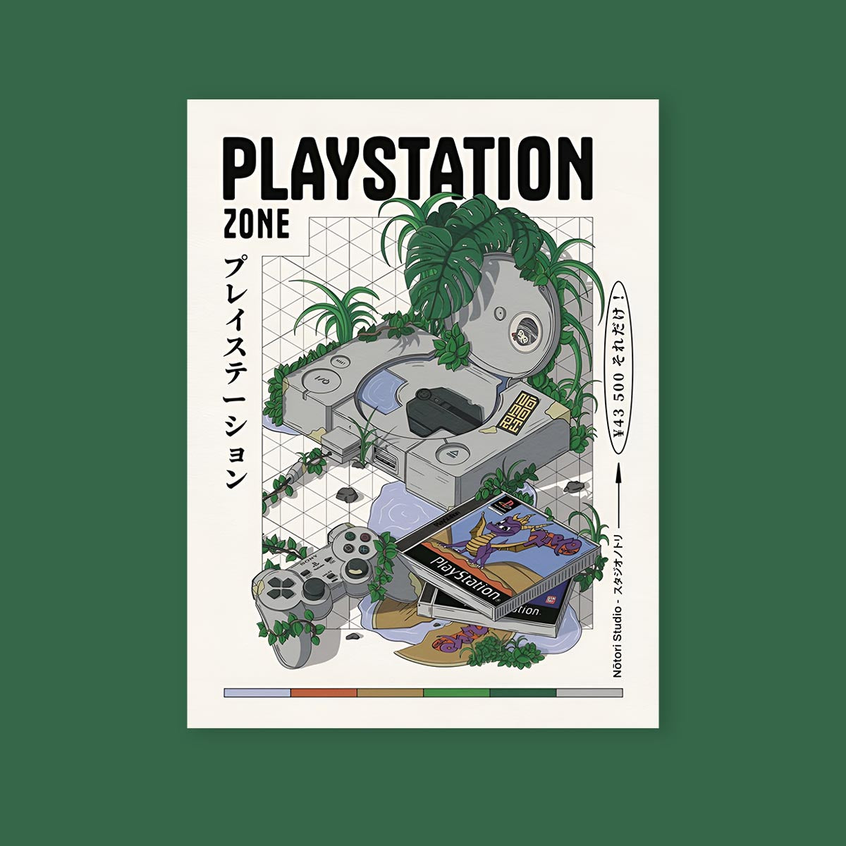 PlayStation Zone Poster Sticker