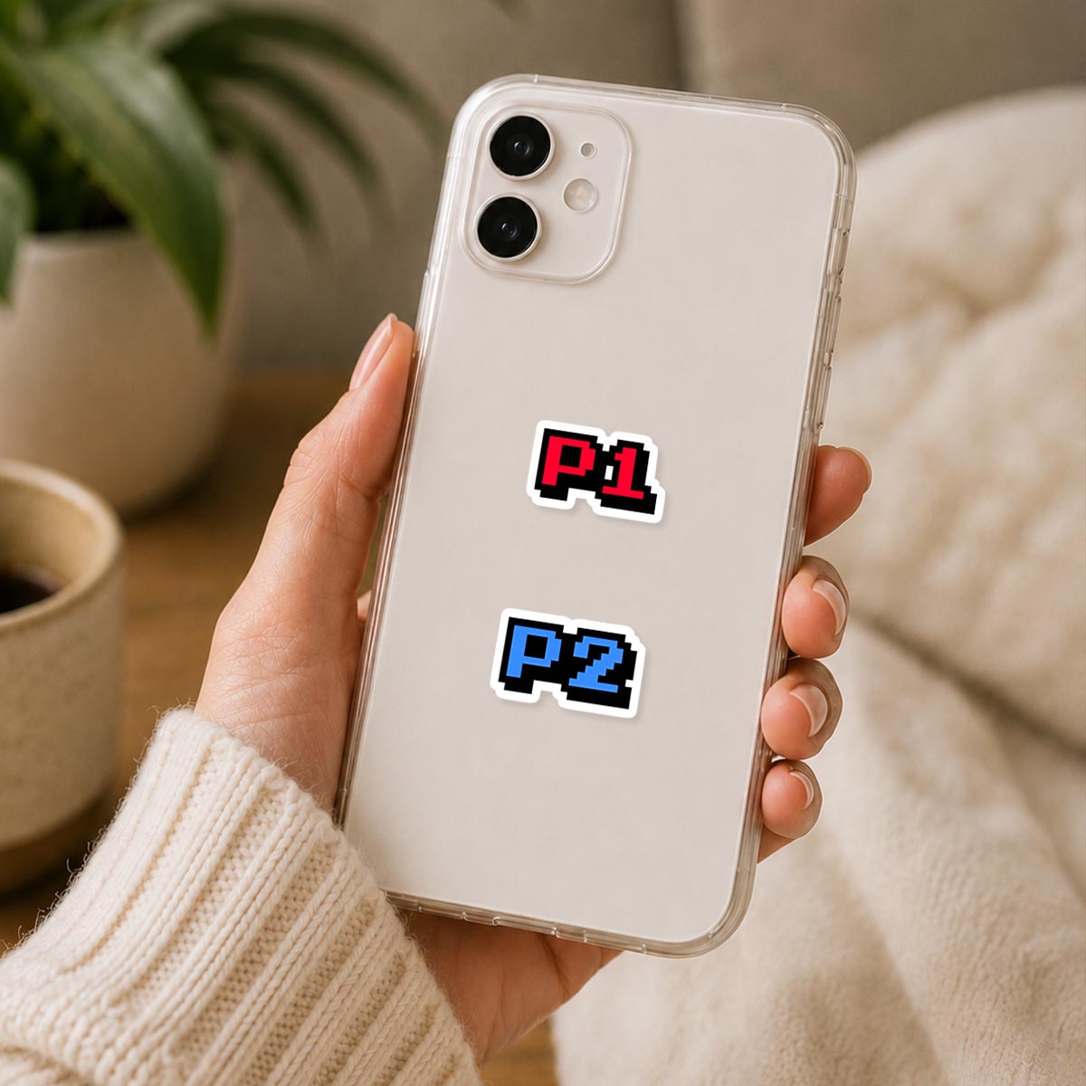 Player 1 & Player 2 Sticker