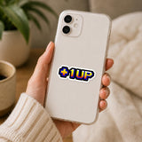 Plus One Up Pixel Sticker