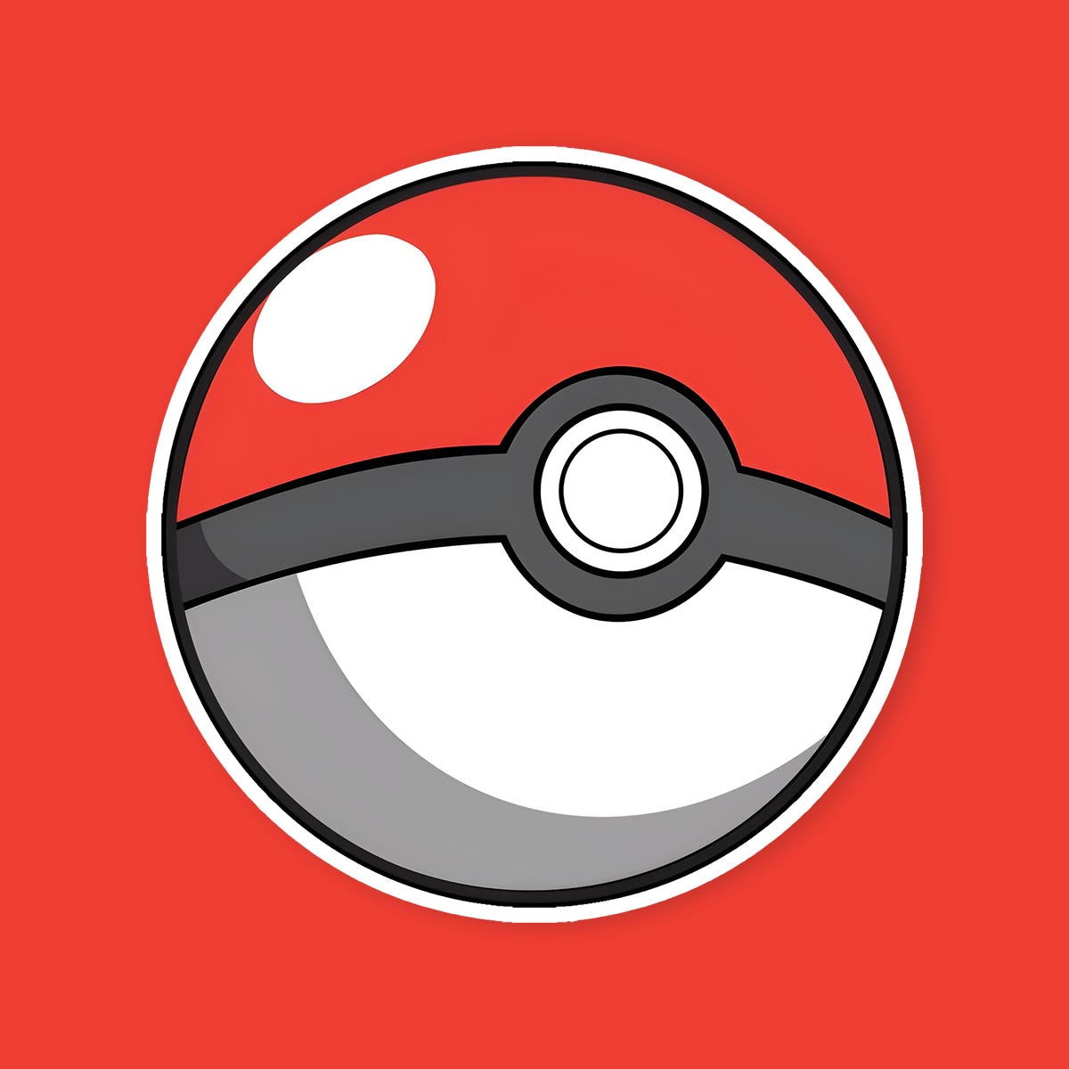 Pokeball Sticker