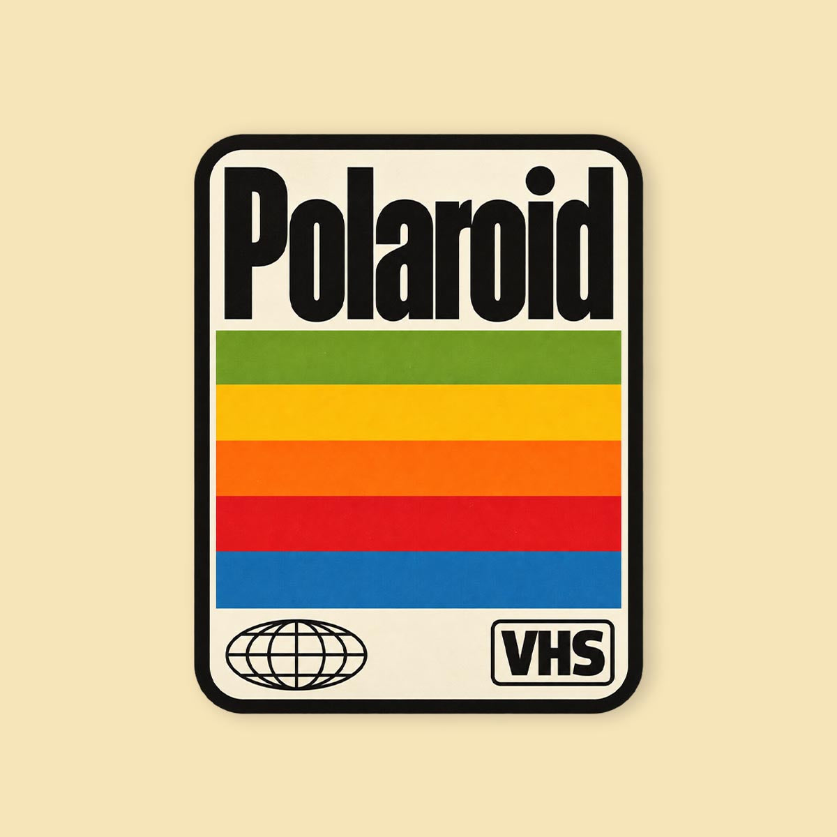 Polaroid Retro Logo Sticker