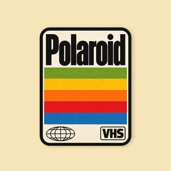 Polaroid Retro Logo Sticker
