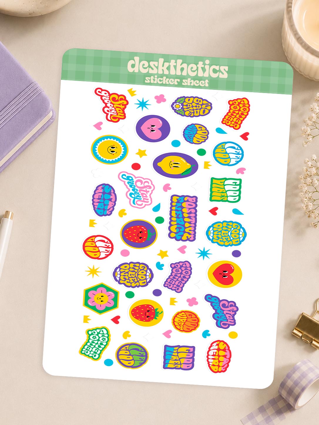 Positive Energy Sticker Sheet