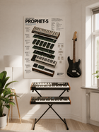 Sequential Prophet-5 Wall Art Poster - Synthesizer Poster, Music Studio Wall Decor, Gift for Music Producer