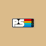 PlayStation Retro Logo Sticker