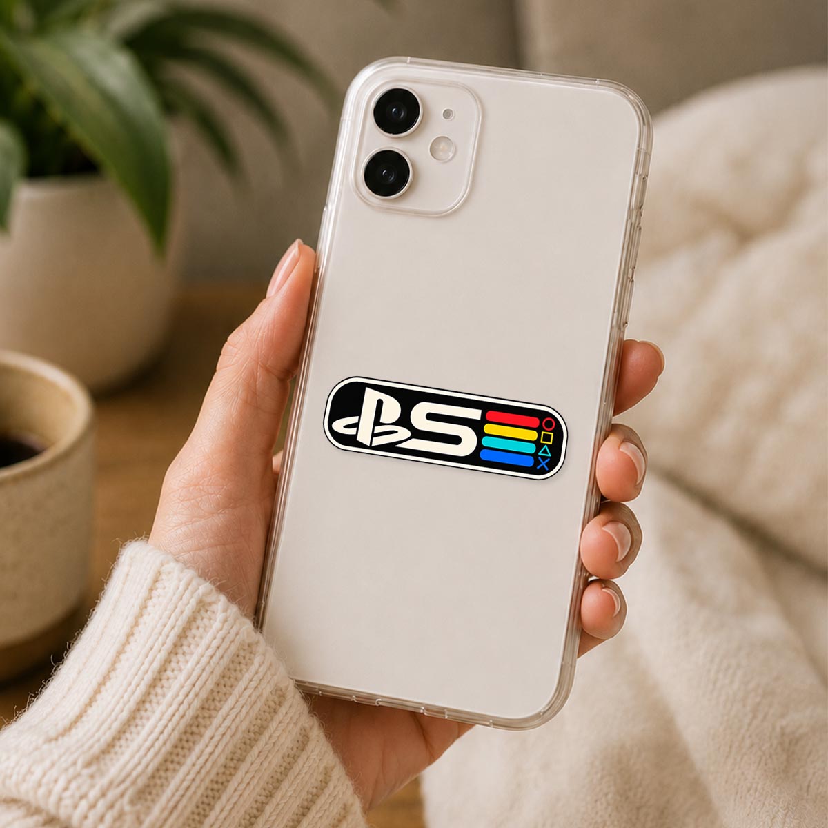 PlayStation Retro Logo Sticker