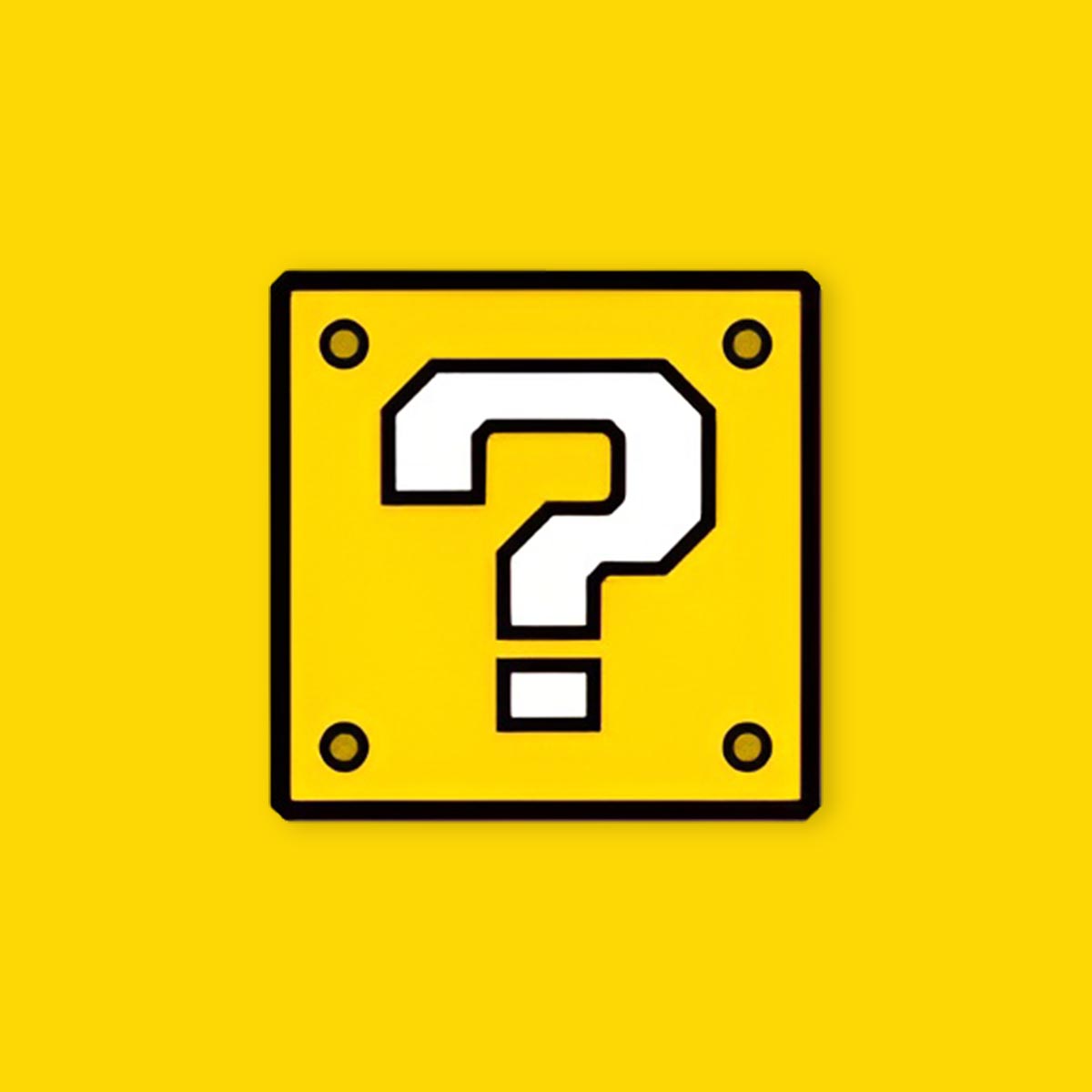 Mario Super Power Block Sticker