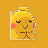 Scheming Pikachu Sticker