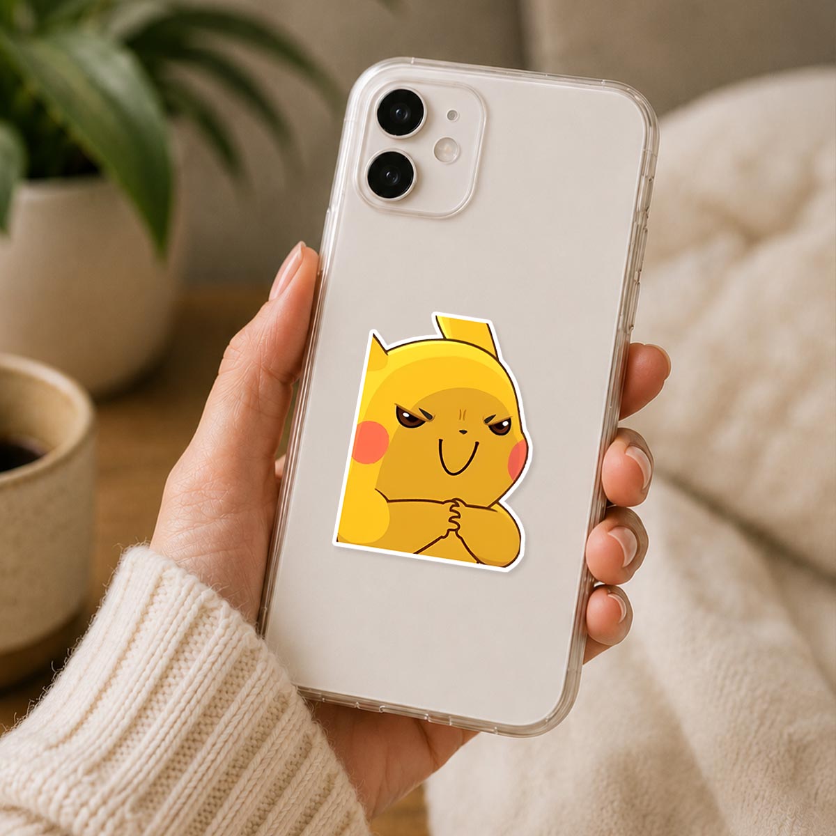 Scheming Pikachu Sticker