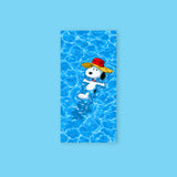 Snoopy Pool Float Poster Sticker