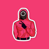 Squid Game Soldier Sticker