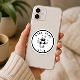 Stay Home Club Sticker