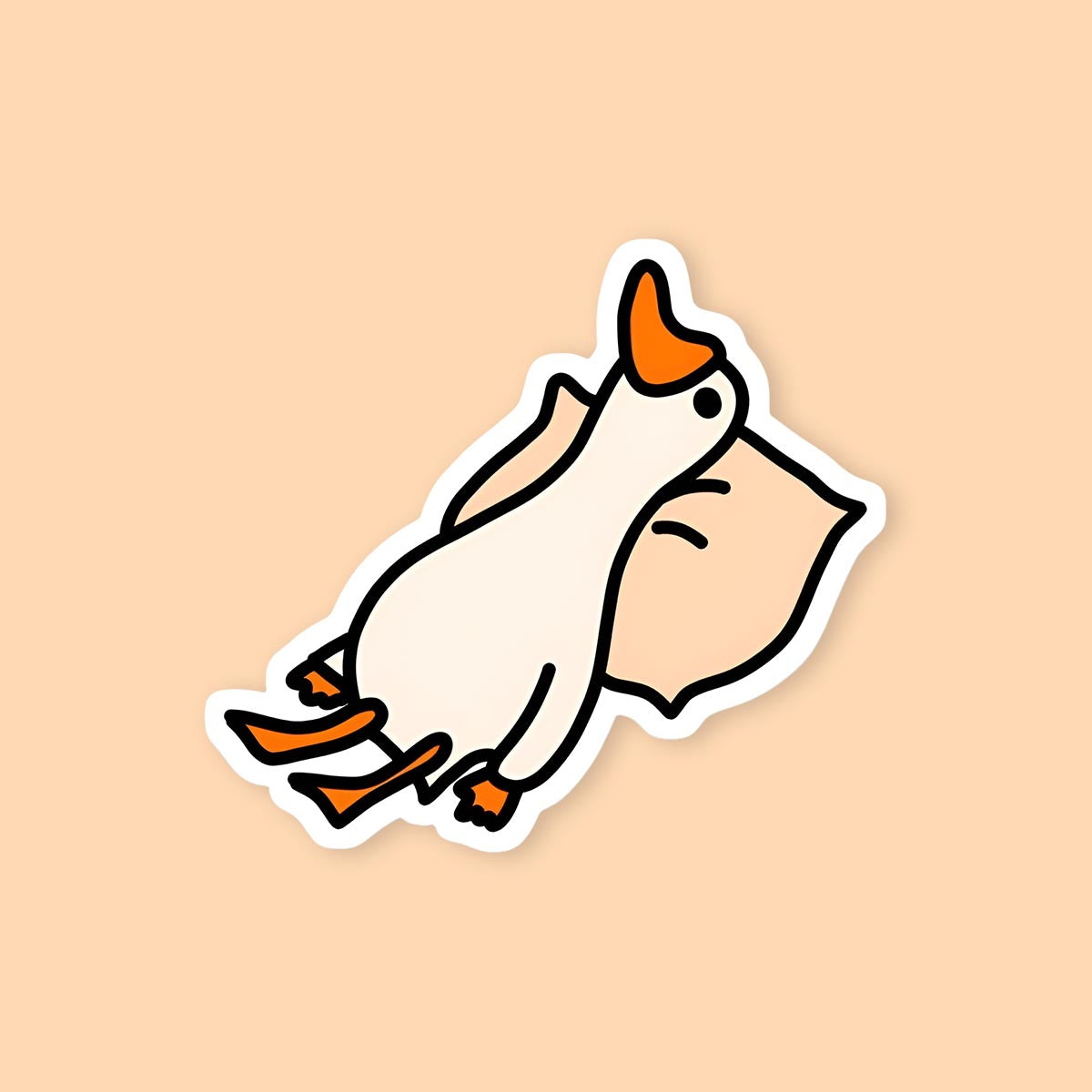 Strutting Goose Sticker
