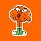 TAWOG Darwin Watterson Surprised Sticker