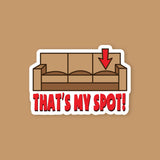 TBBT My Spot Sticker