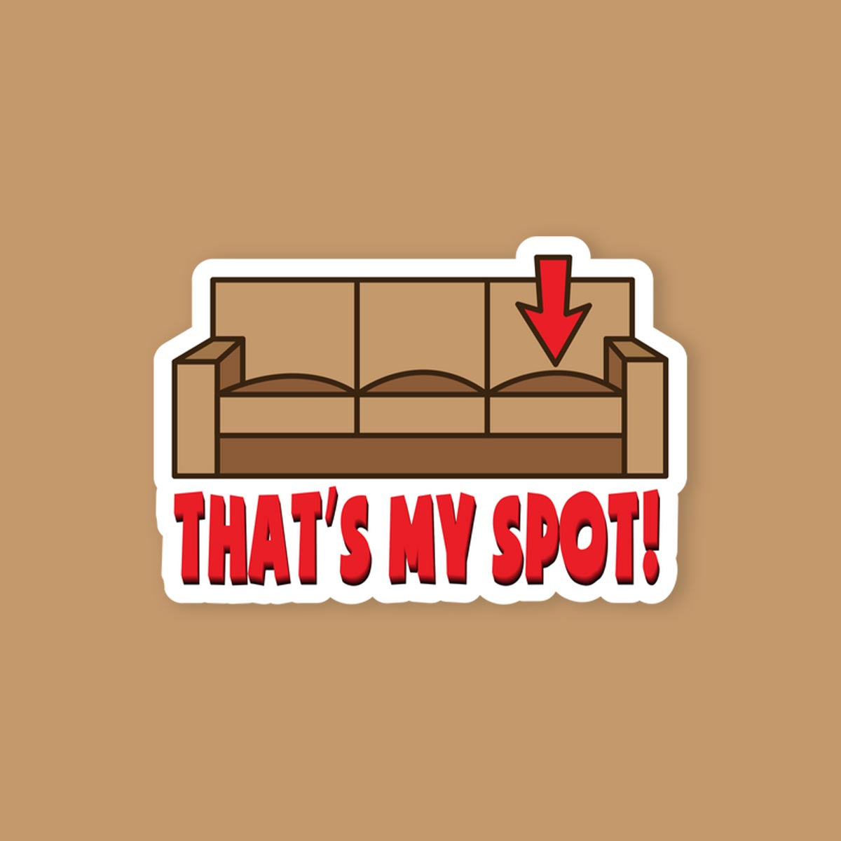 TBBT My Spot Sticker