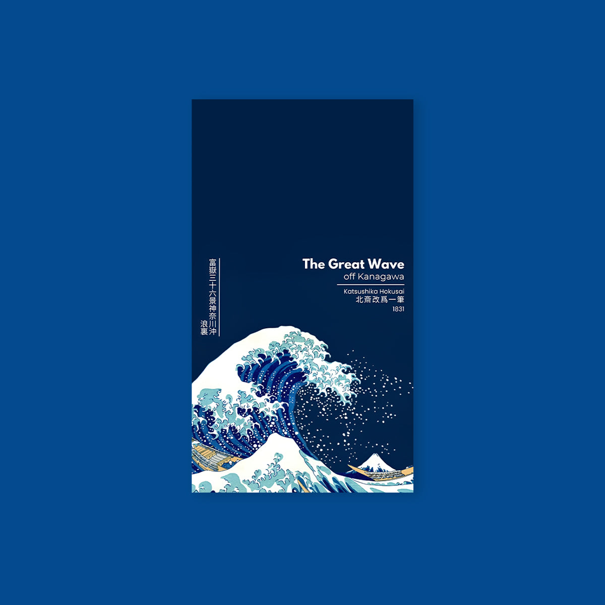 The Great Wave Of Kanagawa Poster Sticker