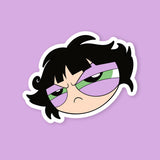 The Powerpuff Girls Tired Buttercup Sticker