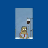 Tired Coffee IV Poster Sticker