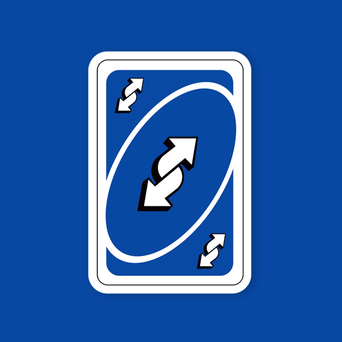 Uno Reverse Card Meme Sticker