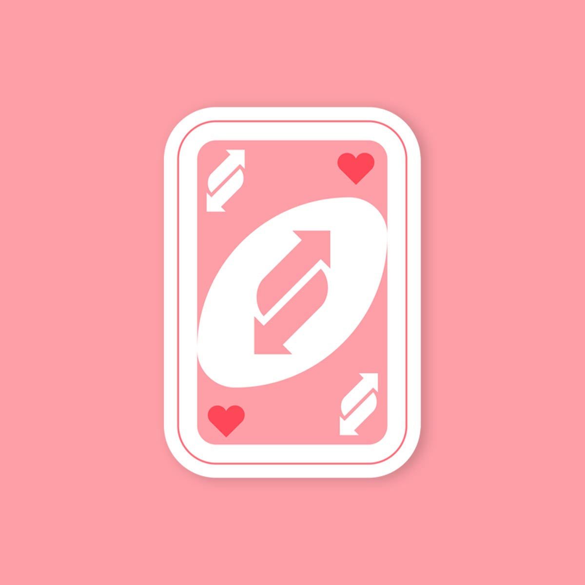 VSCO Uno Hearts Sticker