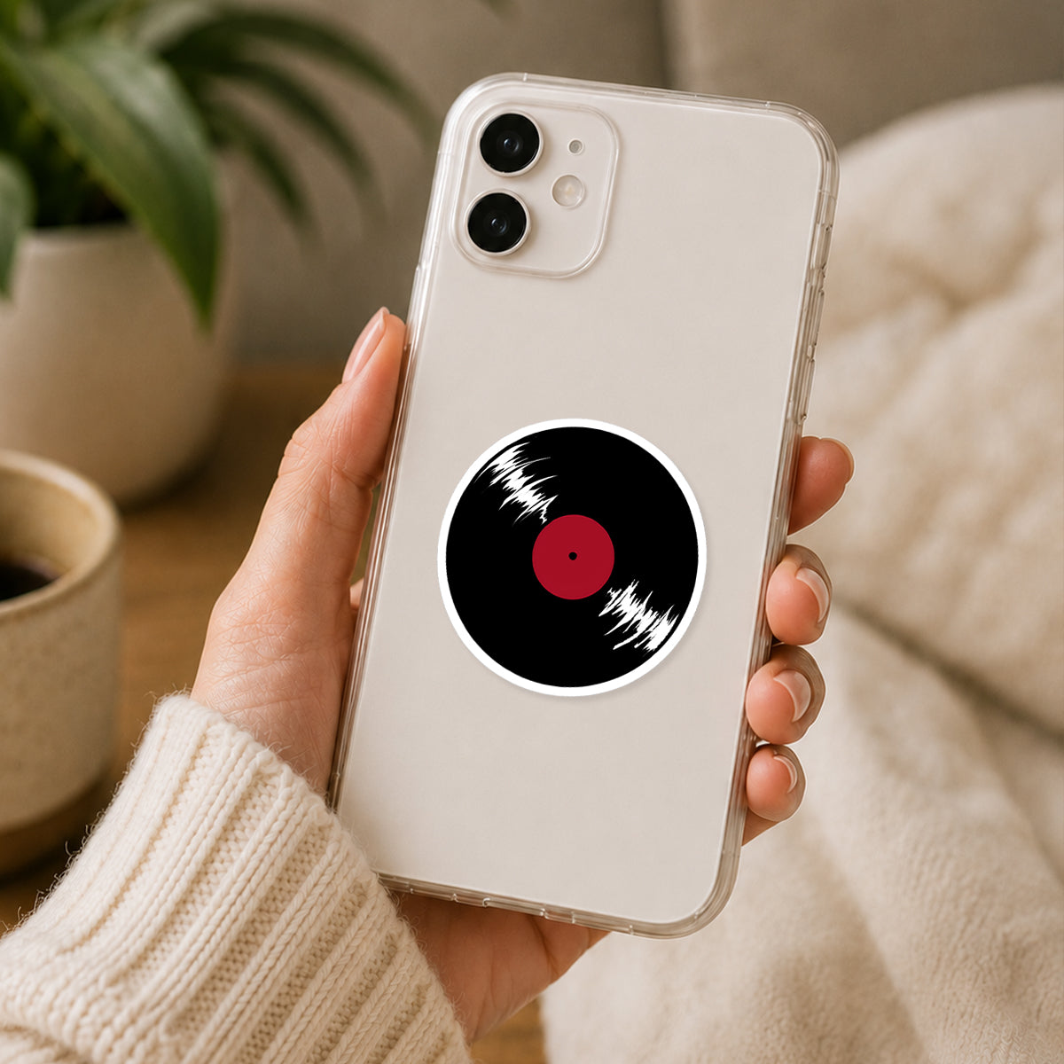 Vinyl Record Sticker