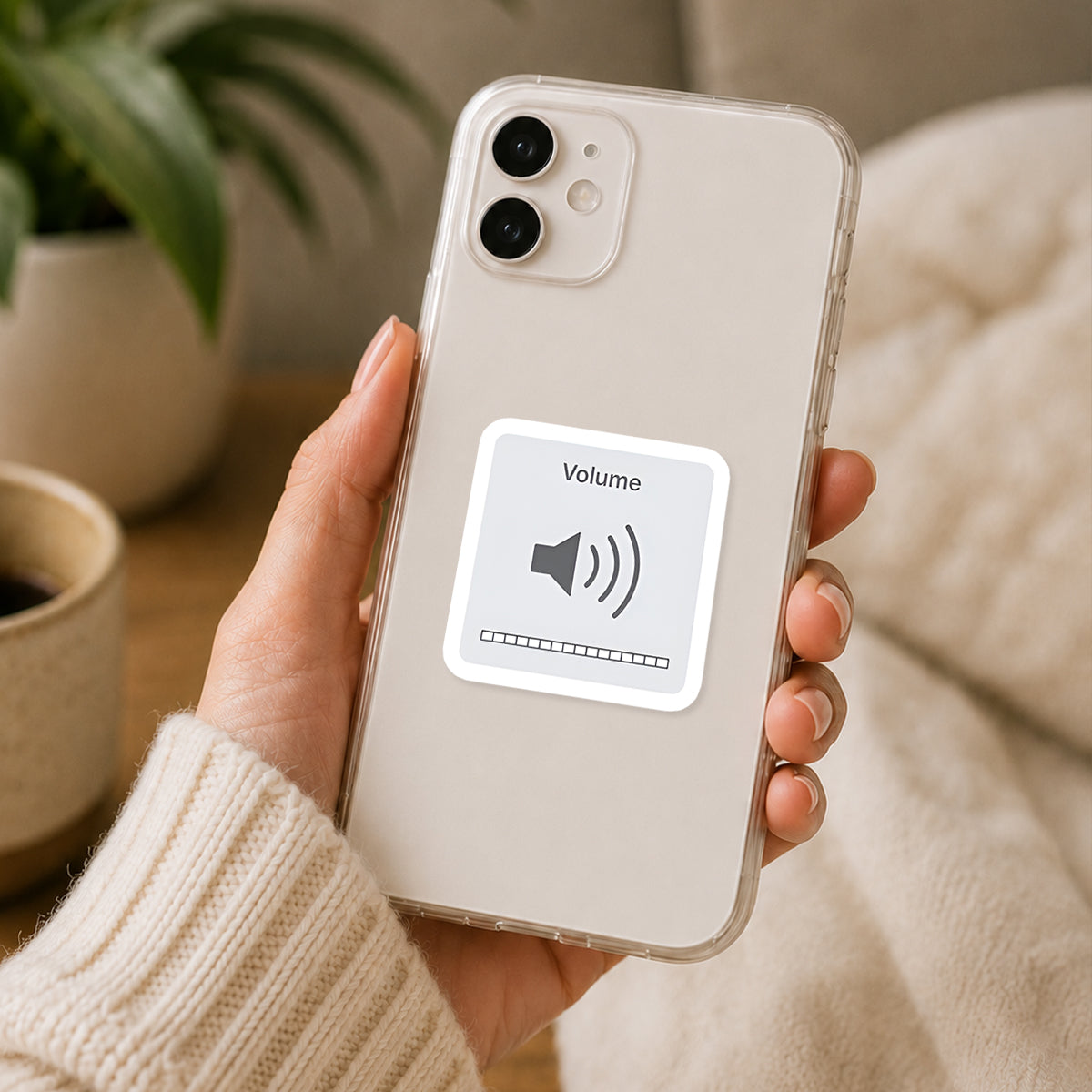 Volume Control Sticker