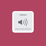 Volume Control Sticker