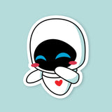 Wall E Robot Eve Shy Sticker