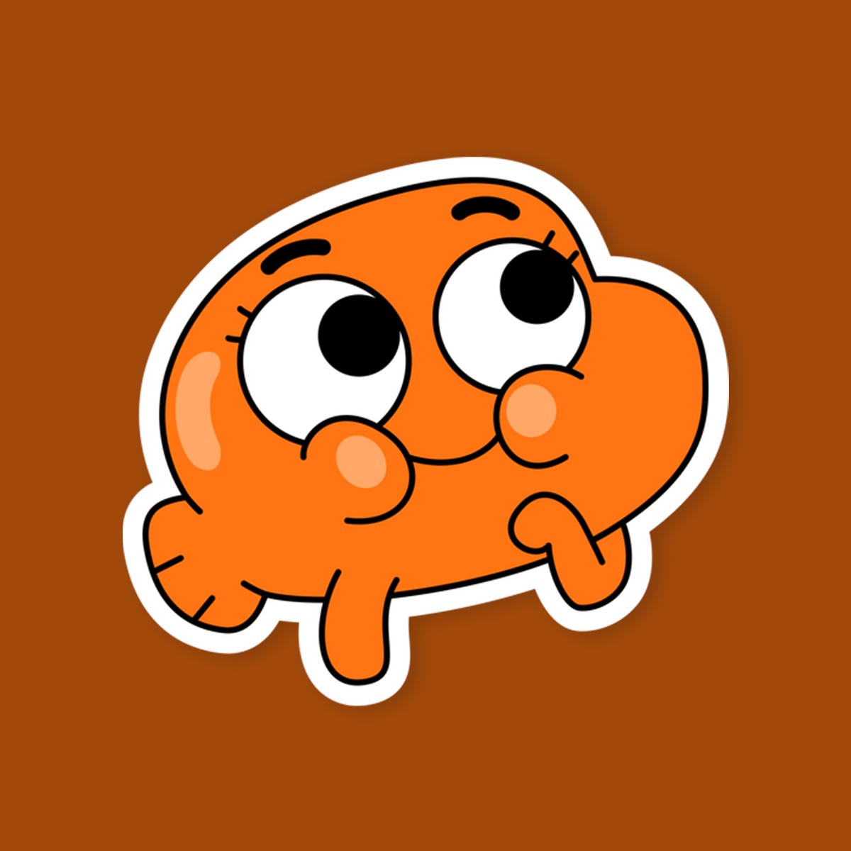 World Of Gumball Darwin Watterson Sticker