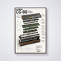 Yamaha CS-80 Wall Art Poster - Synthesizer Poster, Music Studio Wall Decor, Gift for Music Producer