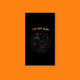 You Are Here Space Poster Sticker